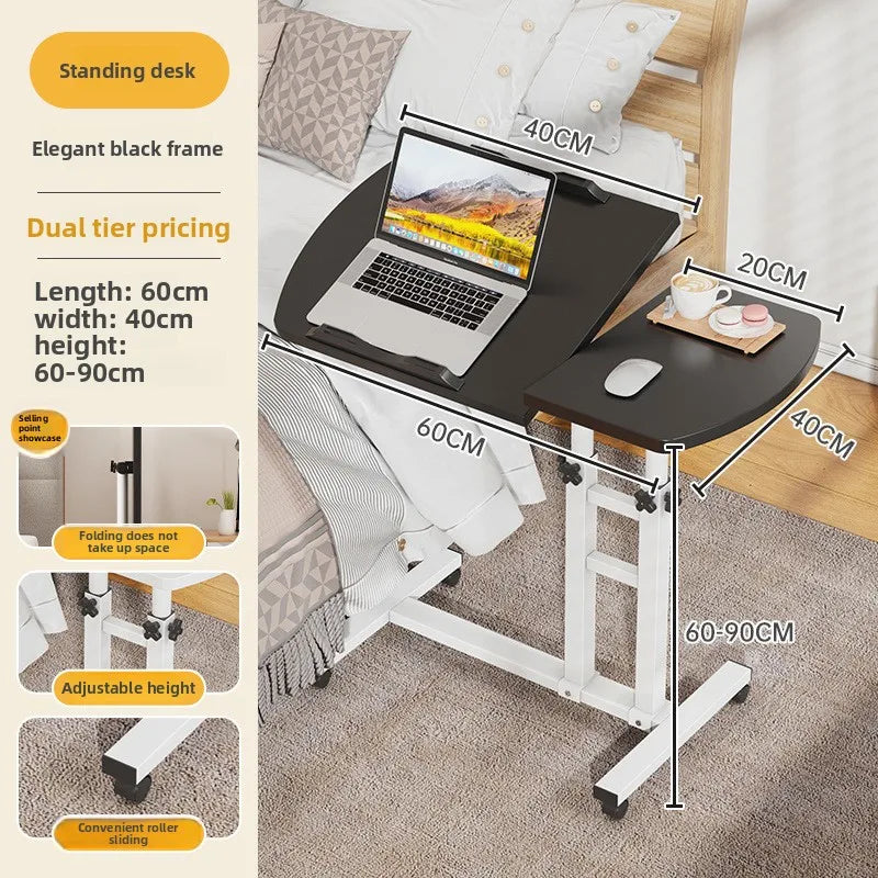 Multi-functional Bedside table removable computer desk bedroom table lifting desk notebook folding table sturdy and durable Oasis Select S-HEI-BAI -60