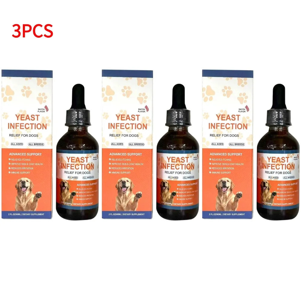 3kinds Dog Pet Drops Gentle Care Supplement Maintain Healthy Coat Oasis Select 3pcs