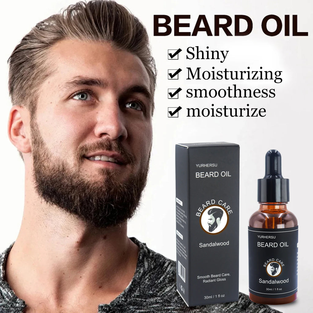 YURHERSU Beard Growth Oil – Soft, Thick & Smooth 30ml Beard Growth Oil Oasis Select