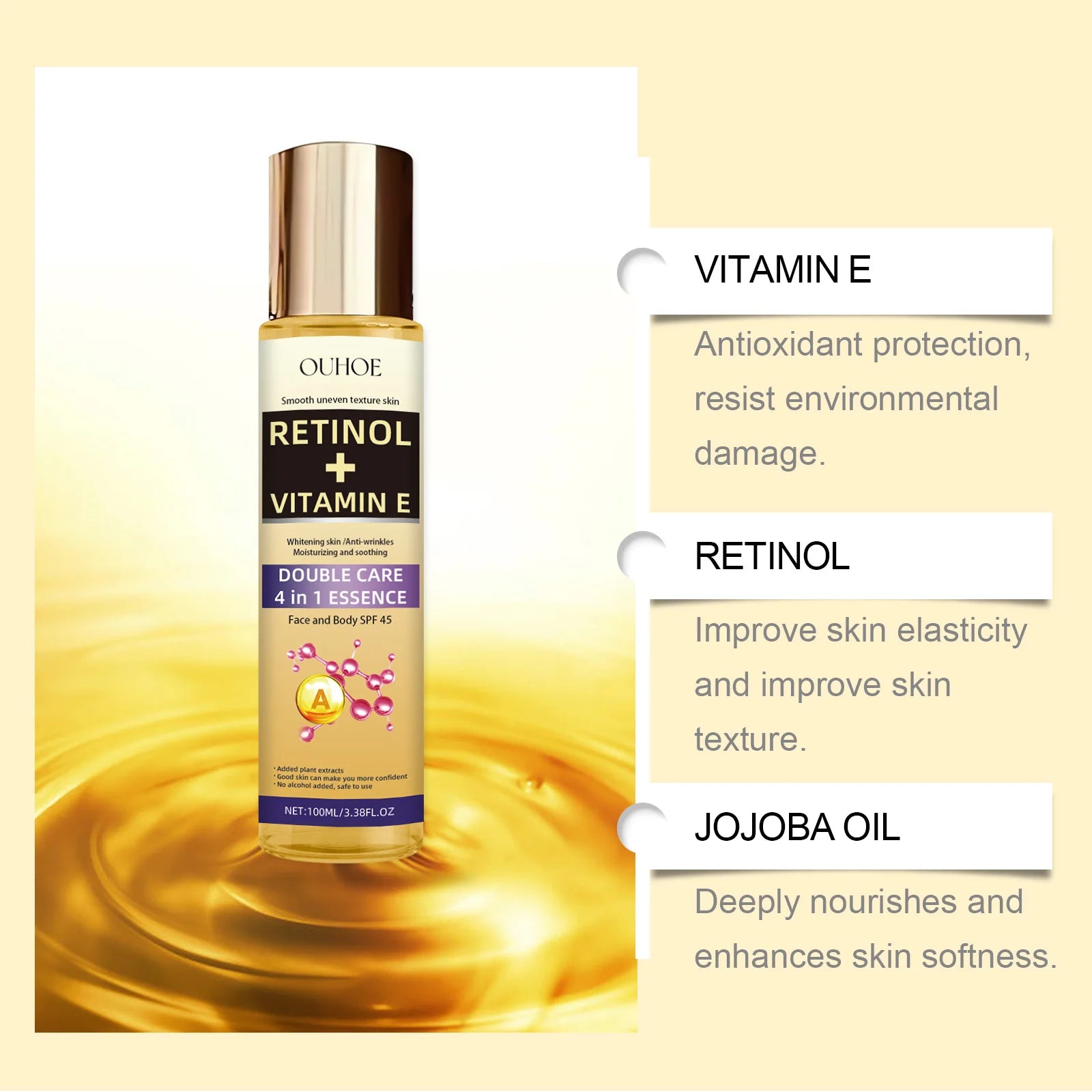 Collagen Retinol Face Serum – Firming, Anti-Aging & Pore Care Face Serum Oasis Select