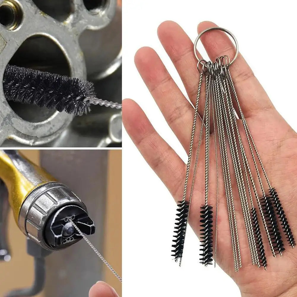 Multi-Size Nozzle Cleaning Needle & Wire Brush Kit