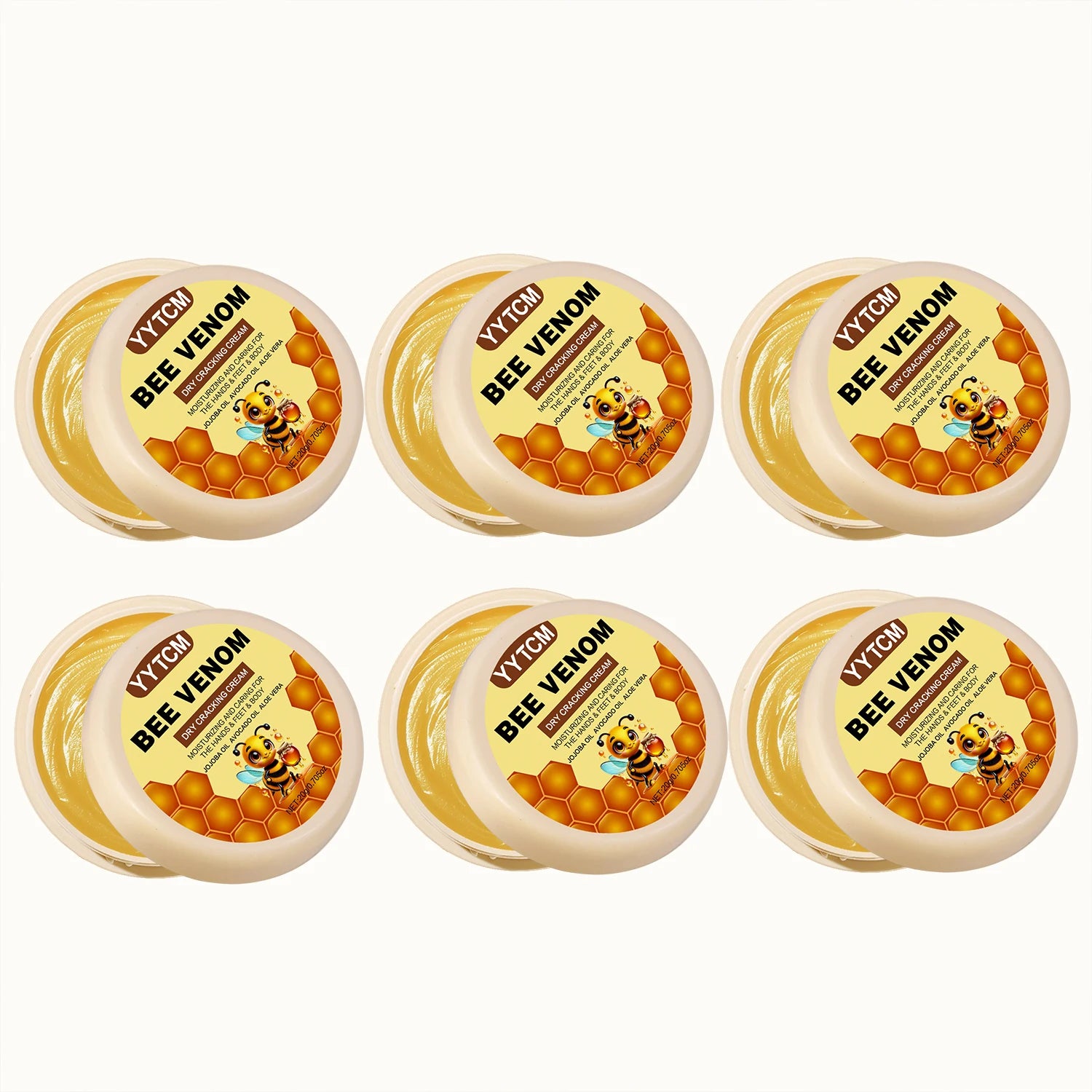 Bee Venom Foot Cream – Deep Hydrating Moisturizer 20g Foot Cream Oasis Select 6Pcs 20g