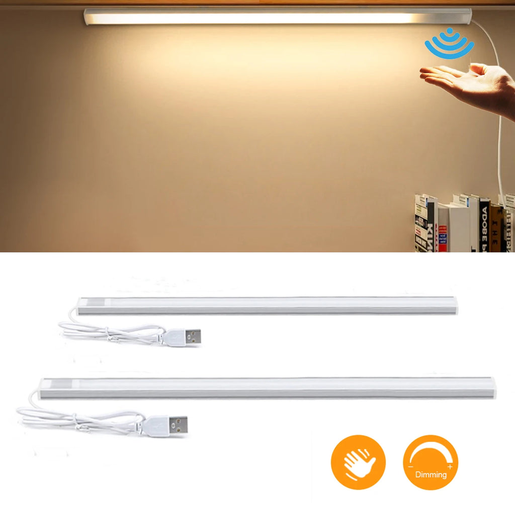 5V Hand Sweep Sensor Switch Detector USB Hand Wave Smart Motion Sensor Light Bar for Kitchen Wardrobe Indoor Night Lighting Oasis Select