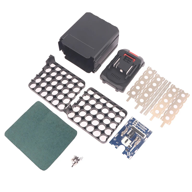 30 Cell 18650 Lithium Battery Shell PCB Charging Protection Circuit Board Boxes For Makita Li-ion Battery Housings Oasis Select 1set