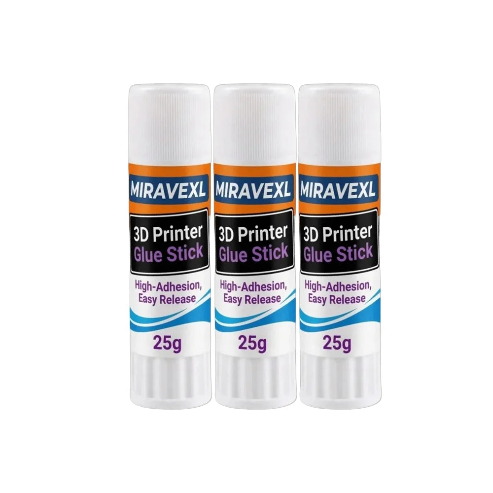 SERLAVEXA 3D Printer Lubricant 30ml and MIRAVEXL Glue Stick 25g Kit, for Smooth Guide Rails, Strong Adhesion, Easy Print Removal Oasis Select 3PCS