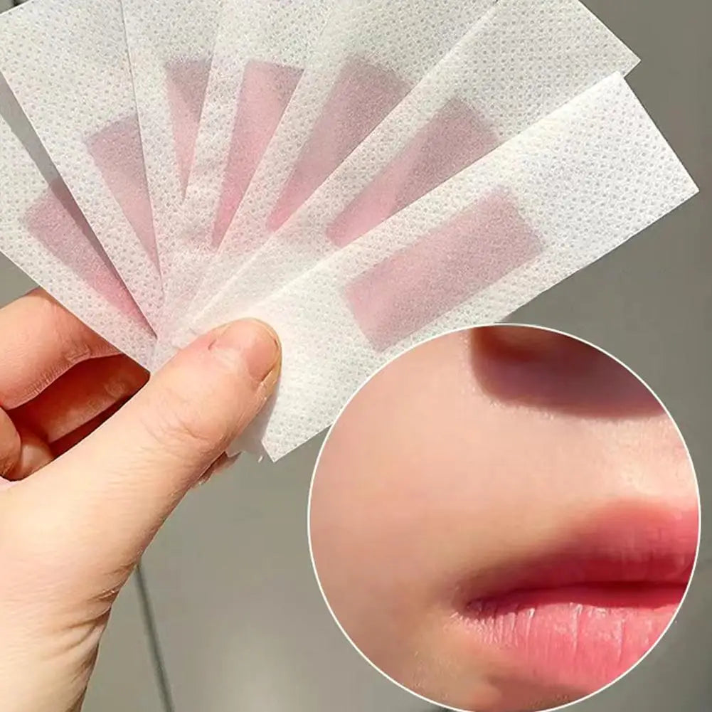 10/50pcs Facial Wax Strips Painless Hair Removal Wax Strips for Armpit Lips Leg Body Hair Remove Stickers Eyebrow Face Wax Paper Oasis Select
