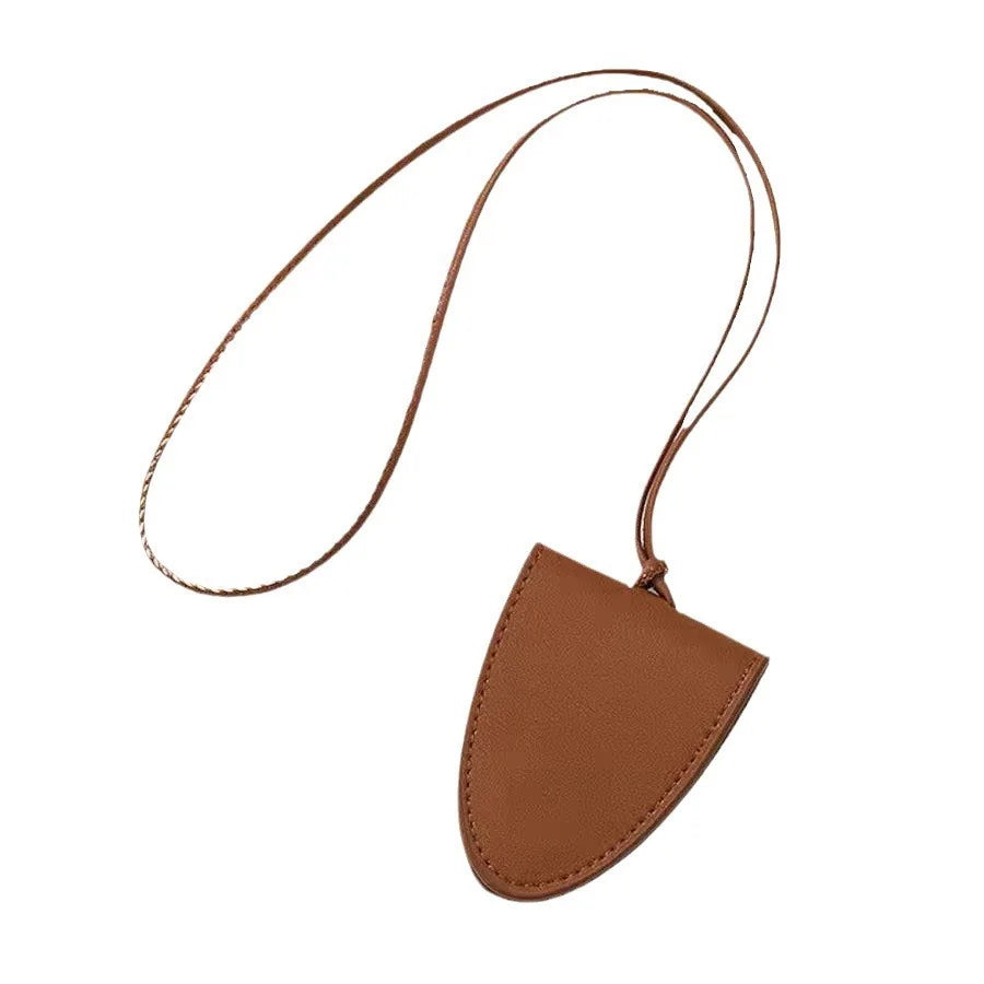 Exquisite and Compact Magnetic Neck Hanging Glasses Bag Necklace Storage Bag Sunglasses Women's Pendant Oasis Select