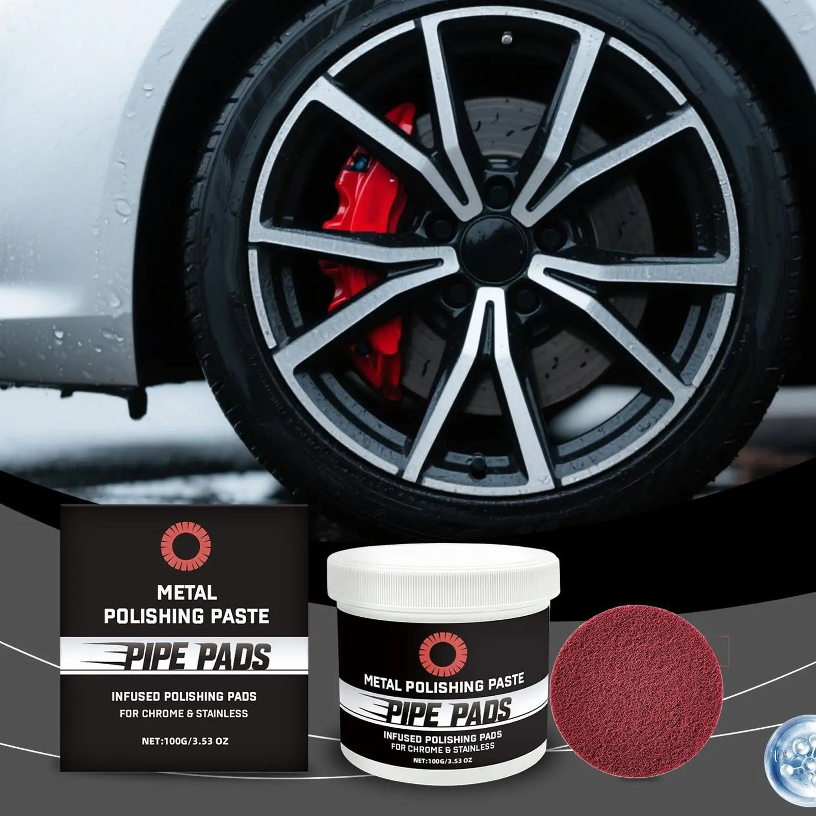 Metal Polishing Paste Multifunctional Cleaner For Appliances Stainless Steel Scratches Remover Cream For Aluminum Chrome Oasis Select