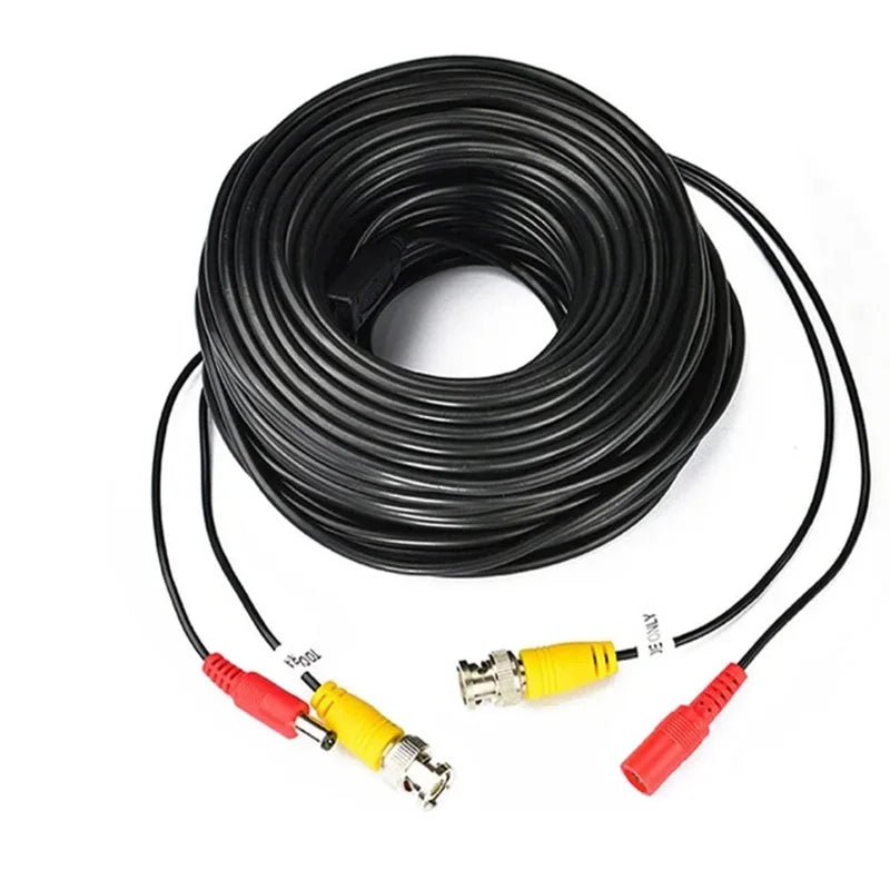 5m 10m 15m BNC+DC 2in1 AHD Camera CCTV Cables HD Video+Power Cable Extension Wire for Analog AHD Surveillance CCTV DVR System Oasis Select