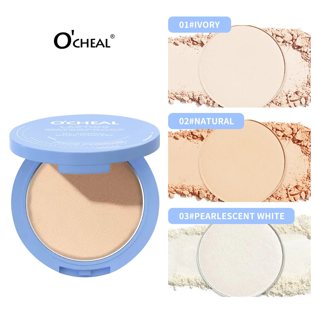 O'Cheal Matte Pressed Setting Powder – Oil Control, Full Coverage