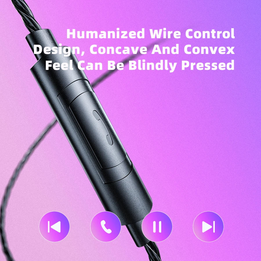 Original QKZ AK6 PRO Wired Earphone HIFI Stereo Headset With MIC HD Call 3.5mm AUX In-Ear Music Game Sports Headphones Oasis Select