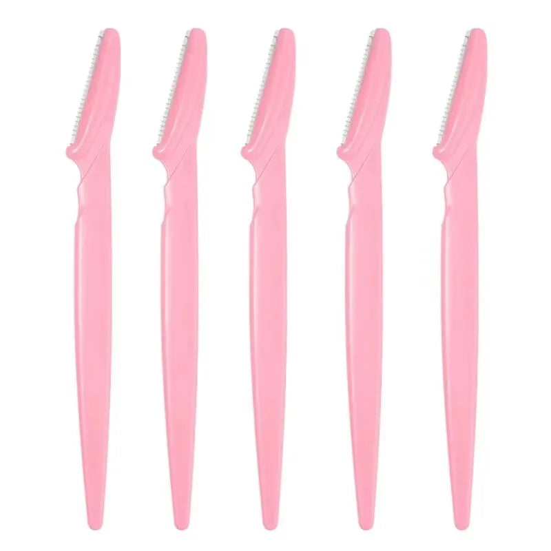 5-Piece Stainless Steel Eyebrow Trimmer Set | Brow Shaper
