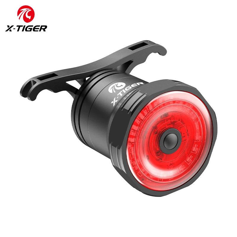 X-TIGER Bike Rear Light Smart Brake Sensing Light Bicycle Tail Light IPX6 Waterproof LED Charging Taillight Cycling Accessories Oasis Select Tail Light