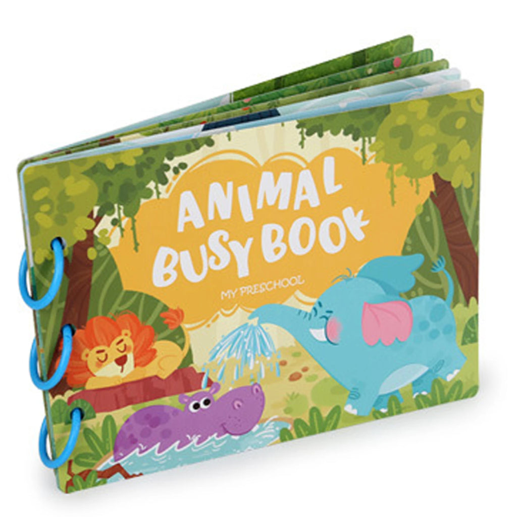 Kids Farm Letter Busy Book – Reusable Montessori Sticker Toy