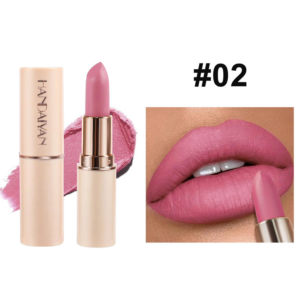 Handaiyan Matte Velvet Lipstick – Waterproof, 8 Colors