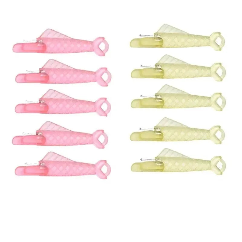1-20Pcs Automatic Needle Threader DIY Tool Home Hand Sewing Machine Device Thread Auto Needle Cross Stitch Sewing Accessories Oasis Select 10pcs mix