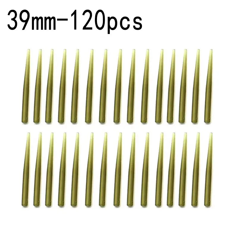 30-150pcs Carp Fishing Anti Entanglement Sleeve Accessories, Helicopter Drilling Rig Oil Pipe Hook Rotating Connector Sleeve Oasis Select 39mm-120pcs