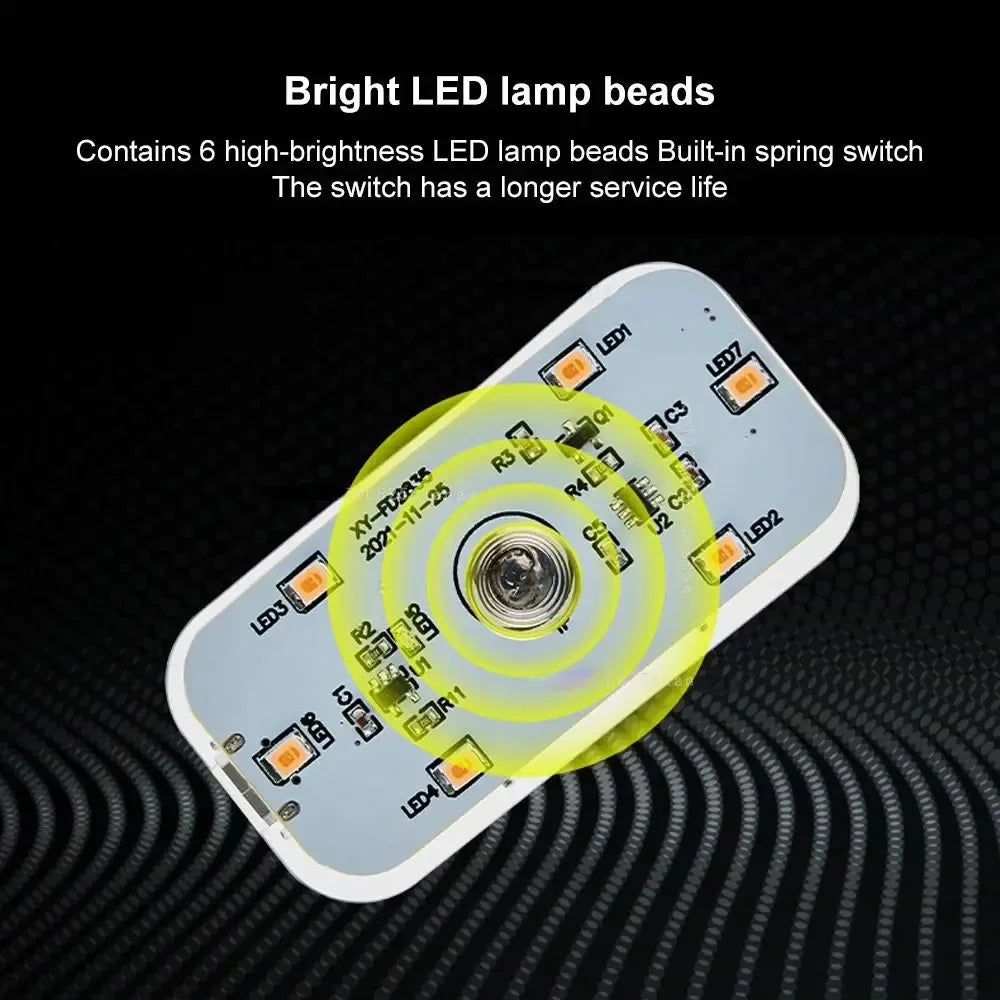 Magnetic LED Touch Light – Wireless Car Interior Reading Lamp