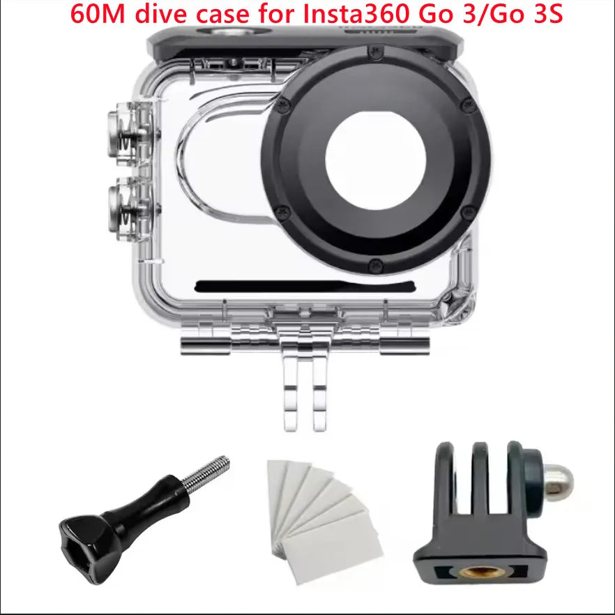 60M Waterproof Housing Case for Insta360 GO 3 & GO 3S