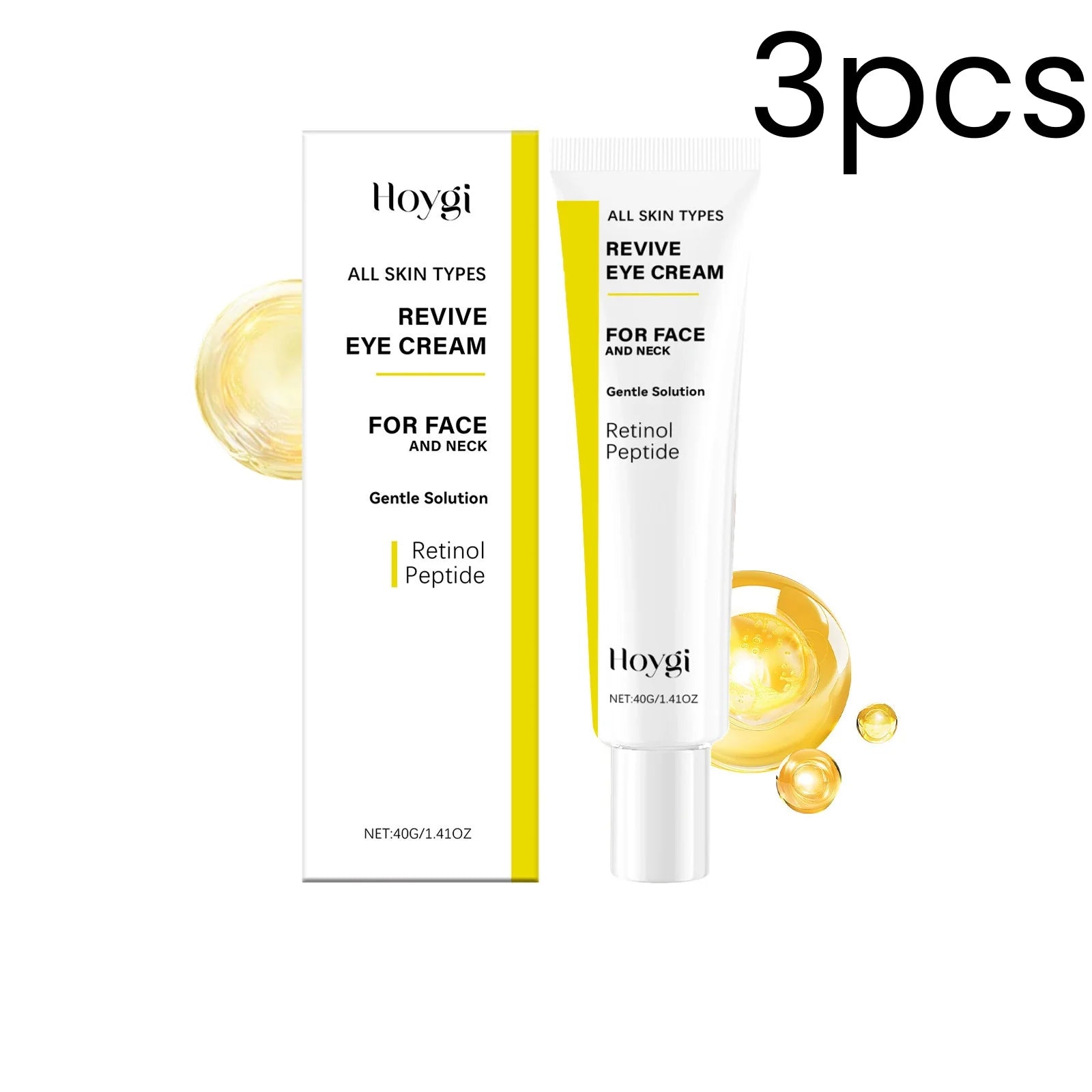 Hoygi Eye Cream – Anti-Aging, Firming & Brightening | 40g Anti-Aging Eye Cream Oasis Select 3pcs