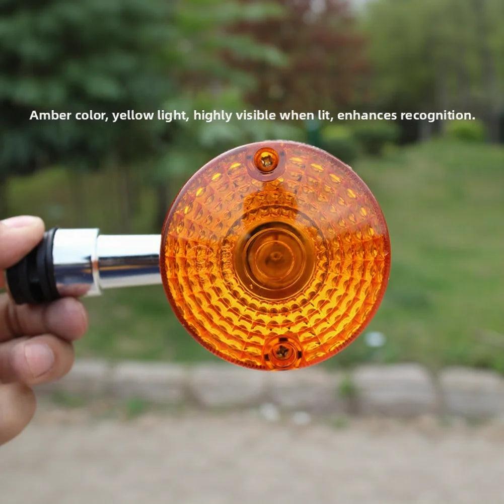 12V 10W Yellow Turn Signal Indicator Light For HJ125-8 GN125 125 Model Electric Bicycle Ebike Scooter Motorcycle Flasher Lamp Oasis Select