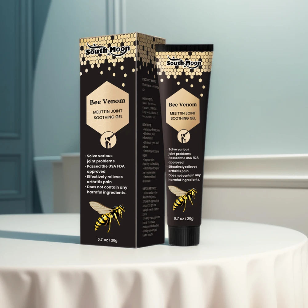 Bee Venom Joint Soothing Gel Bee Venom Joint Muscle Bone Cream Fast Effective Professional Bee Venom Cream for Aching Muscle Oasis Select