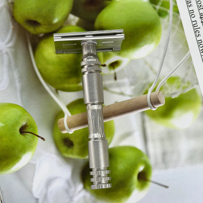 Yaqi Ghost Safety Razor – 316 Stainless Steel Smooth Shave