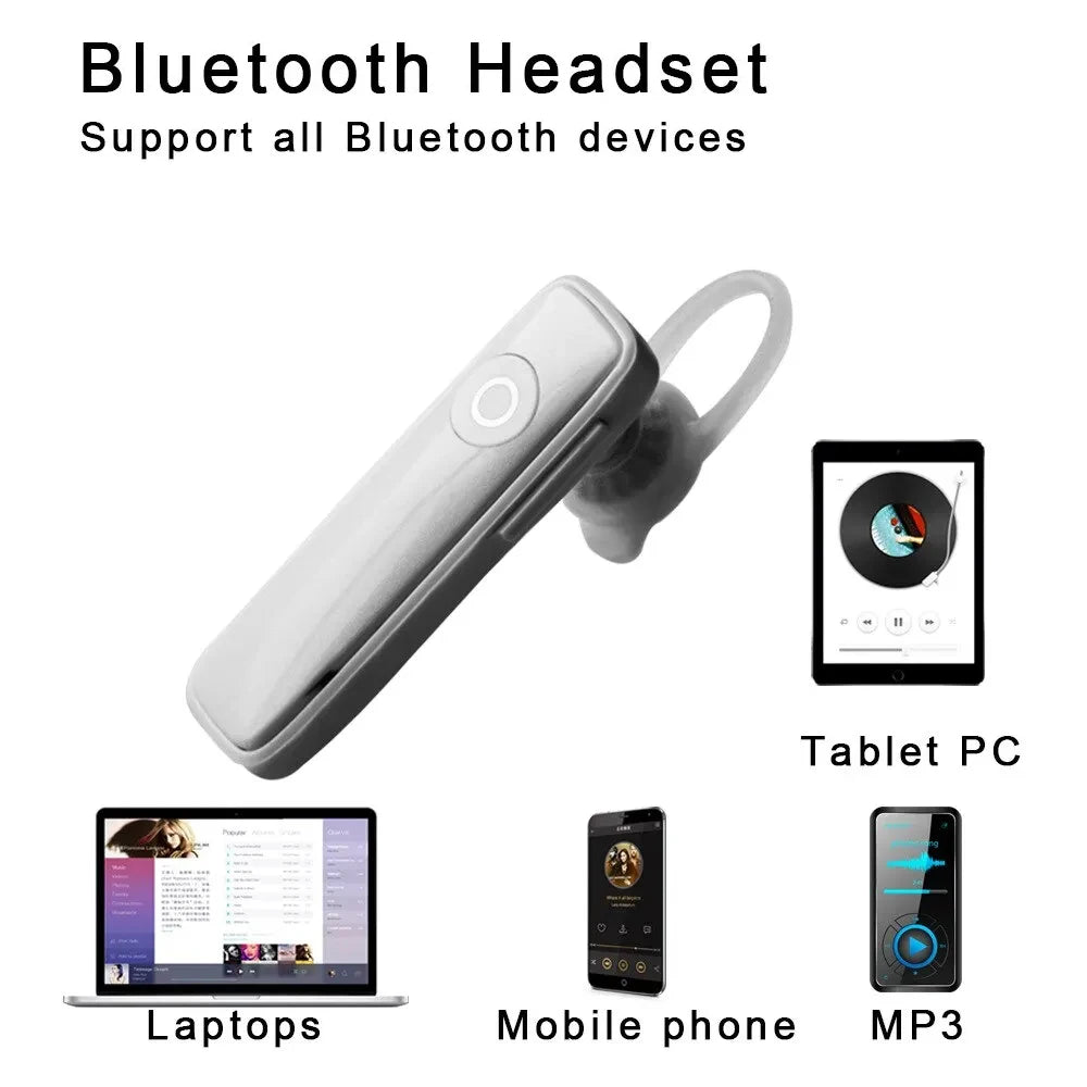 Mini Bluetooth Headset Stereo Hands-free Ear-hook Wireless Earphones With Mic Wireless Bluetooth Headphone Handfree Earpiece Oasis Select