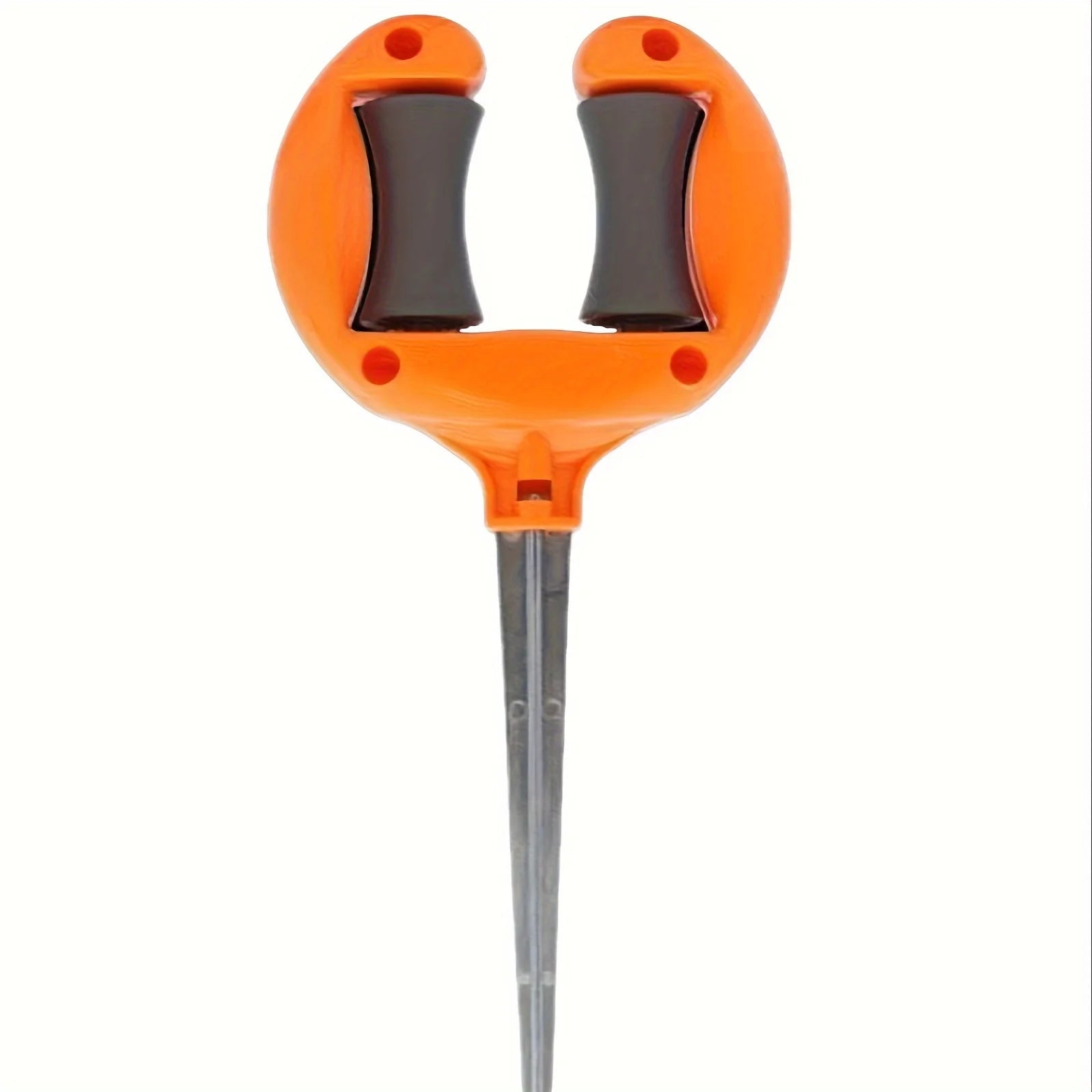 1pc Orange/White Garden Hose Guide, Iron Base for Stable Ground Fixation, Premium Material Durable Stylish Design Oasis Select Orange