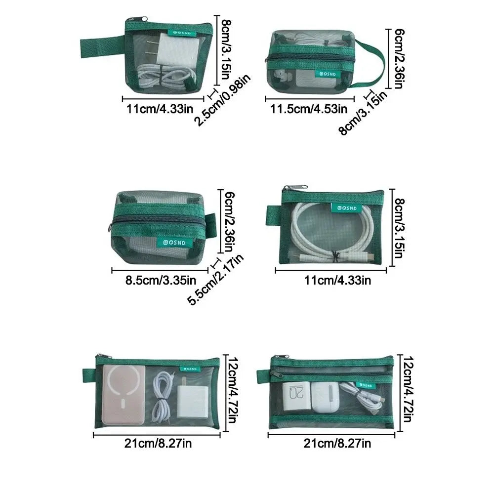 Multipurpose Mesh Storage Bag – Breathable Nylon Organizer Pouch