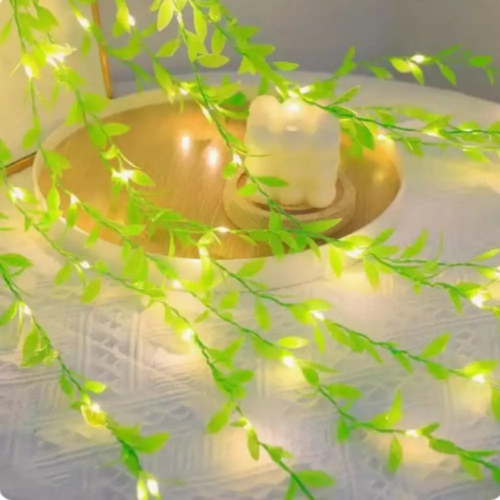 2M 20 LED Willow Fairy Light Vine – Artificial Flower Decor