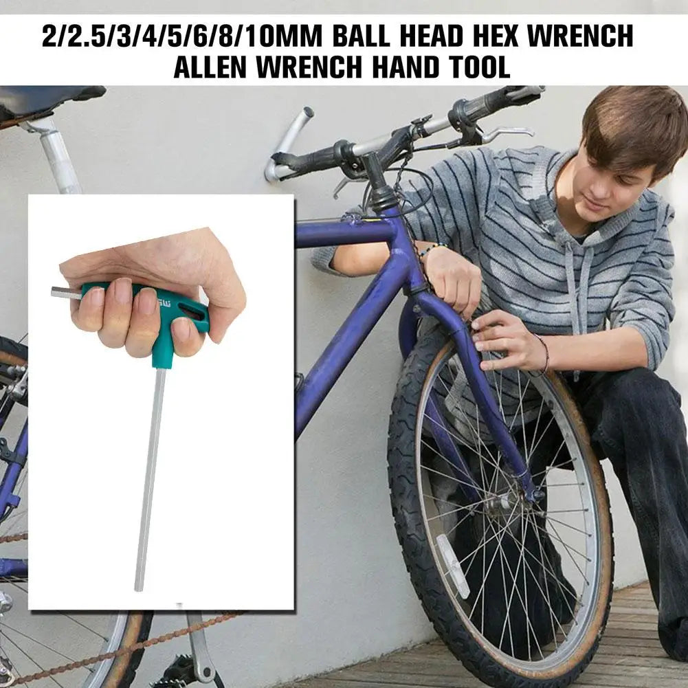KITPIPI T-Handle Hex Allen Wrench | CRV 2mm–10mm T-Handle Hex Wrench Oasis Select
