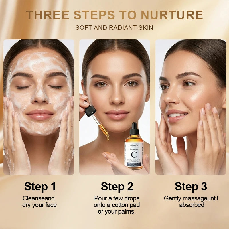 LGRAMER Vitamin C Face Serum 30ml/60ml – Brightening & Firming