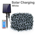 10/20/30/50/100m Solar Led Outdoor Lighting Garland Waterproof Led String Light Garden Fairy Lights Holiday Party Courtyard Lamp Oasis Select White-Solar 10M 100LEDs