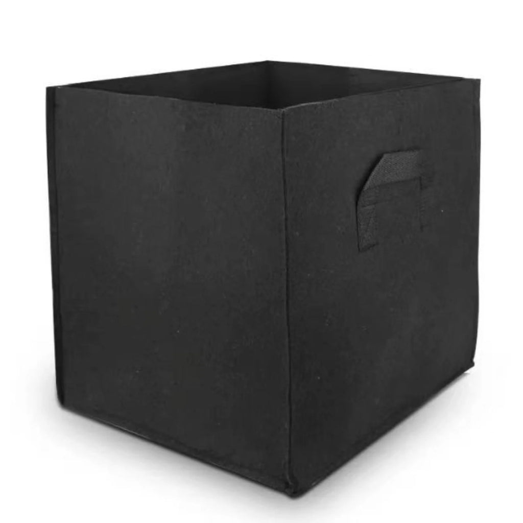 3PC Breathable Plant Bags Gardening Square with Handles Grow Bags for Outdoor and Home Garden 30x30x30cm Plant Containers Oasis Select