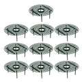 10pcs Plant Support Strawberry Rack Climbing Vine Props Flower Pillar Gardening Bracket Keeping Elevated To Avoid Ground Rot Oasis Select 10Pcs United States