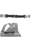 1set Scuba BCD Harness Adjuster Vest Shoulder Straps Chest Clip with Quick-release Buckle Prevents Straps From Slipping Off Oasis Select 1set