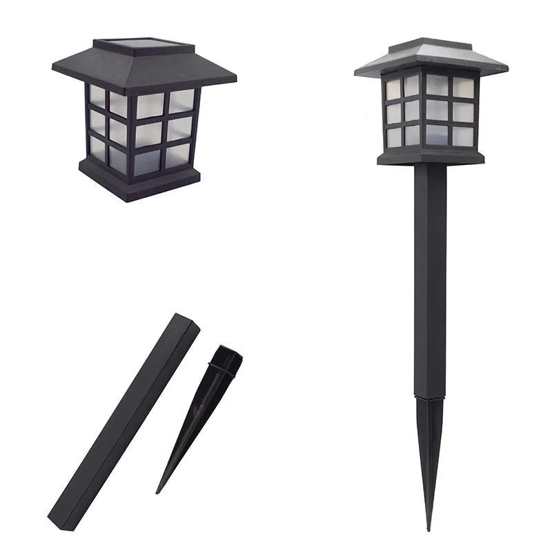 LED Mini Solar Lawn Light Waterproof Chinese Style Landscape Light Household Outdoor Garden Courtyard Decoration floor Light Oasis Select