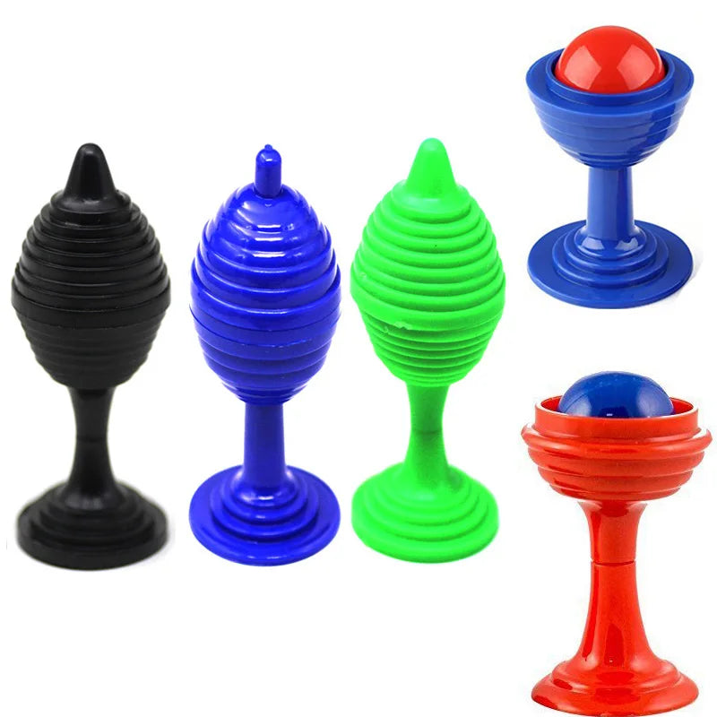 1 Set Trick Toy Ball And Vase Set Close Up Props Tricks Disappearing Ball Vase Toy For Kids Gift Party Supplies Random Color Oasis Select