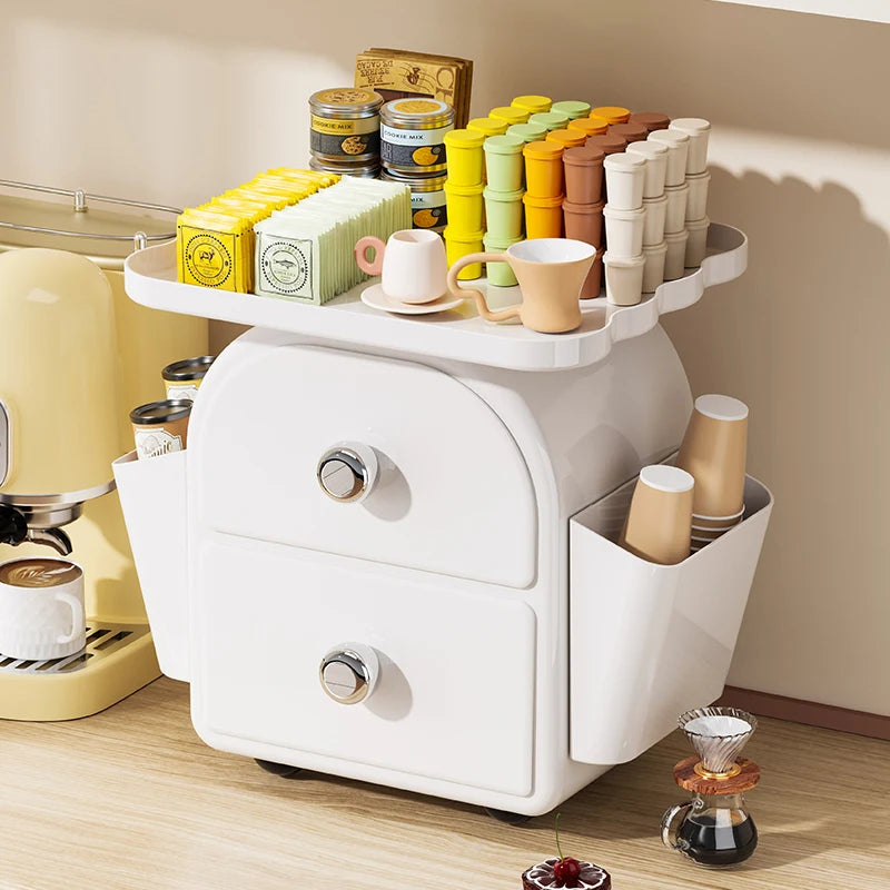 Entryway hallway storage box drawer-style storage rack creative high-end decorative item key storage box desktop storage box Oasis Select