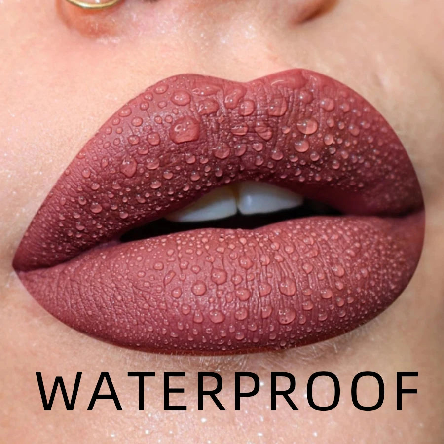 MCD 19-Color Matte Liquid Lipstick – Waterproof Long-Lasting