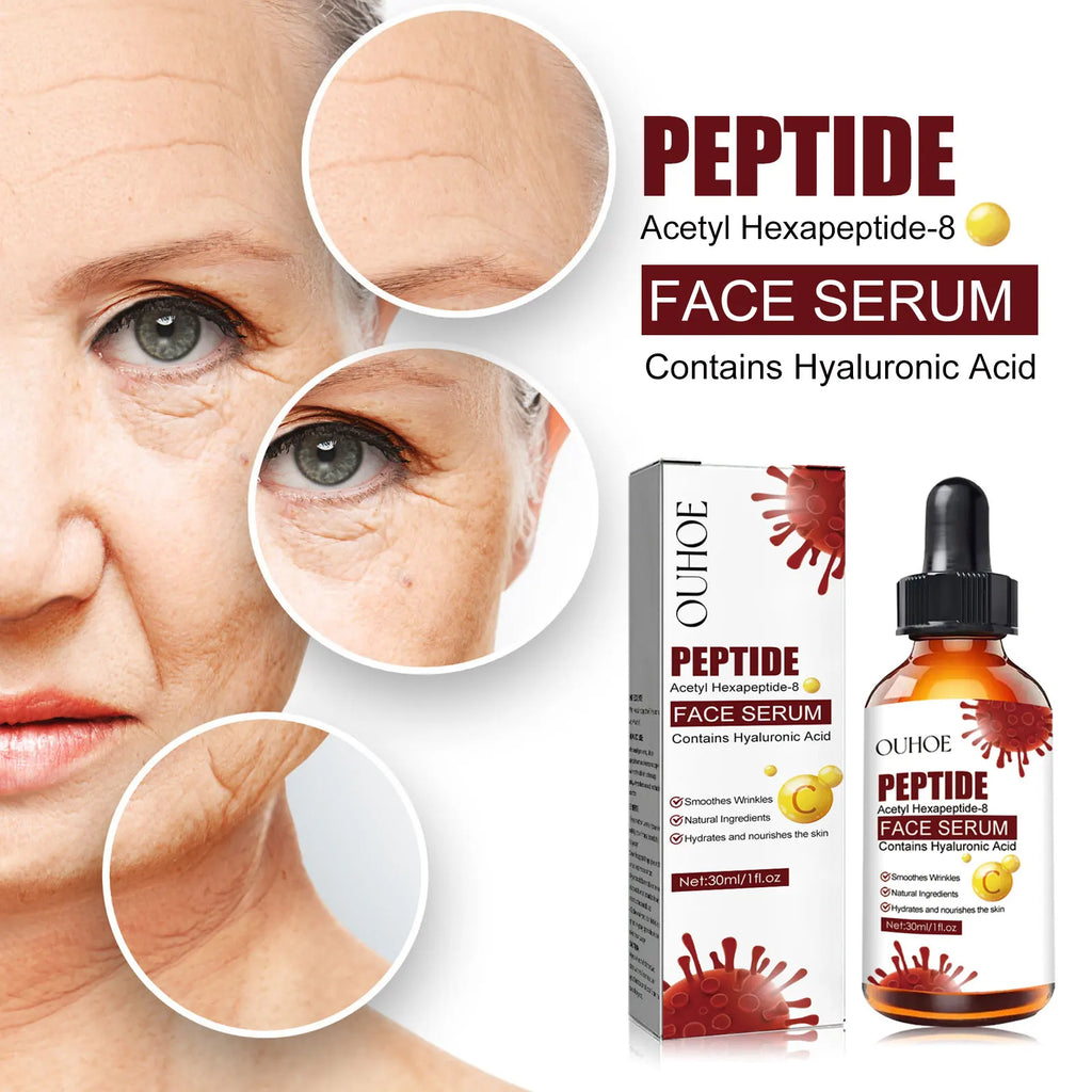 30ml Ouhoe Wrinkle Fading Essence Fading Wrinkle Head Lifting Skin Nourishing and Hydrating Firming Anti-Aging Skin Care Essence Oasis Select