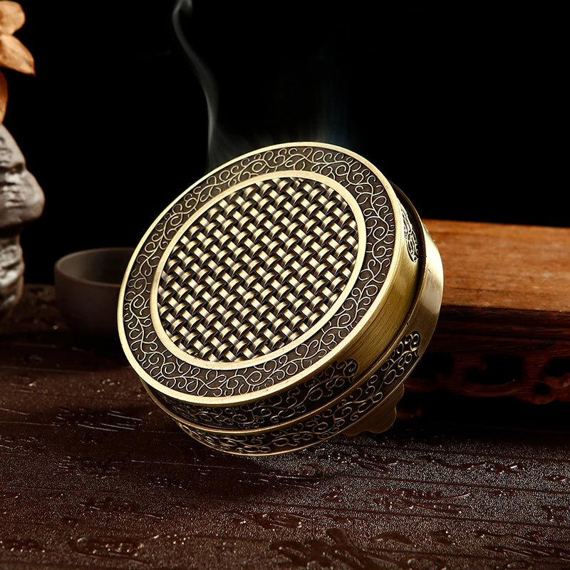 Fireproof Cotton Incense Stand Zinc Alloy Zen-like Indoor Incense Burner Sandalwood Incense Burner for Home Use Oasis Select
