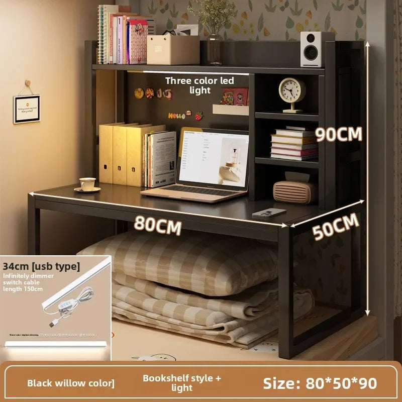Multi-functional Bed Computer Desk Desk Bookshelf Bedside Notebook Table Oasis Select Bookshelf B