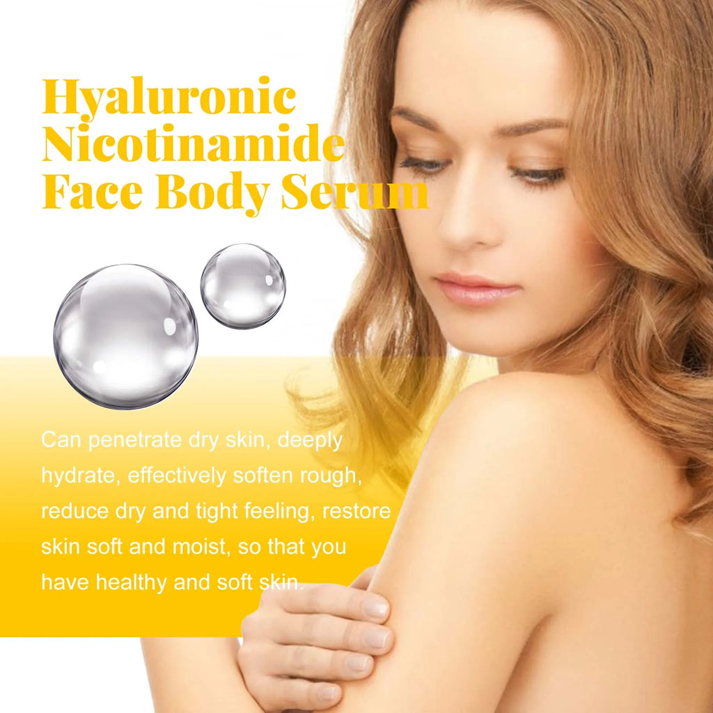 Hyaluronic Acid & Nicotinamide Face Serum – Brighten & Firm Face & Body Serum Oasis Select