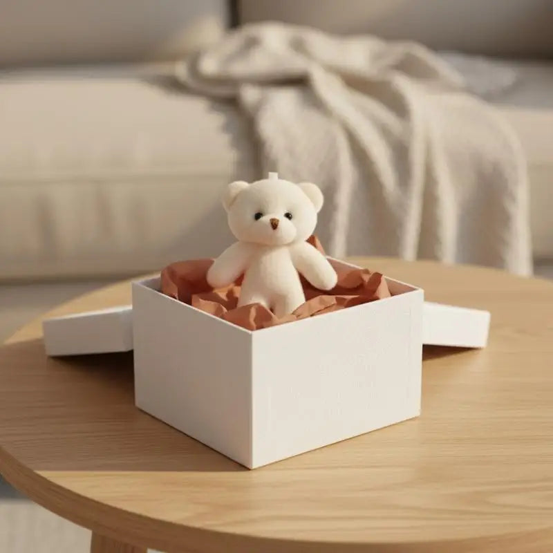 Mini Cartoon Plush Bear Dolls Set Handmade DIY Accessory for Girls Party Favor Gift Collection Oasis Select