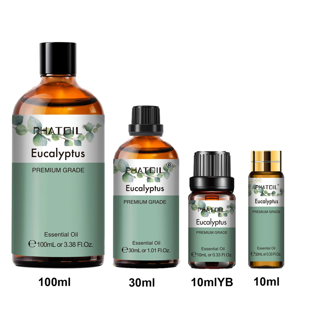 PHATOIL Pure Essential Oils – Aromatherapy Diffuser 10ml–100ml
