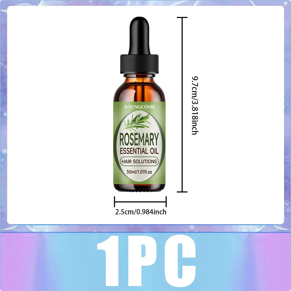 Rosemary Essential Oil Hair Mask & Nourishing Serum – YOUNGCOME Rosemary Hair Mask Oasis Select Oils 30ml