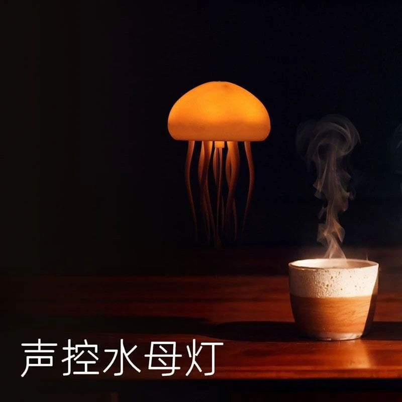 Floating Night Light Intelligent Voice Control Light Jellyfish Charging Night Light Ins Wind Room To Help Sleep Oasis Select