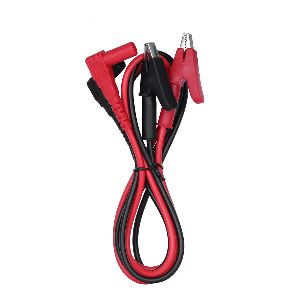20A 90CM Alligator Clip to Banana Plug Test Cable Lead Connector Dual Probe 4mm Crocodile Clip For Multimeter Measure Tool Oasis Select